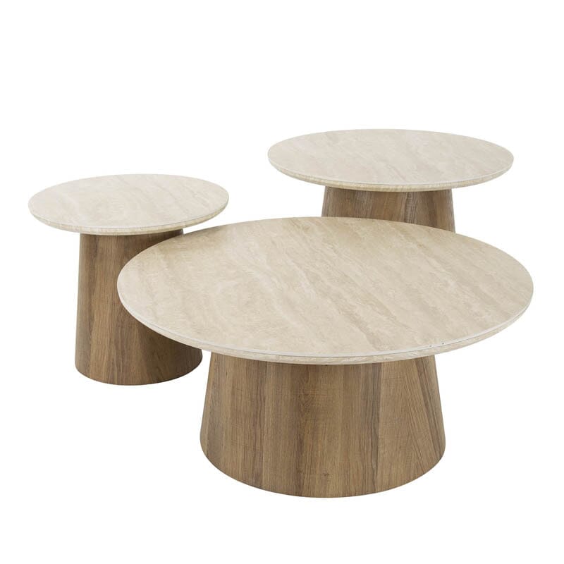 Table Salon Céramique Fond Blanc