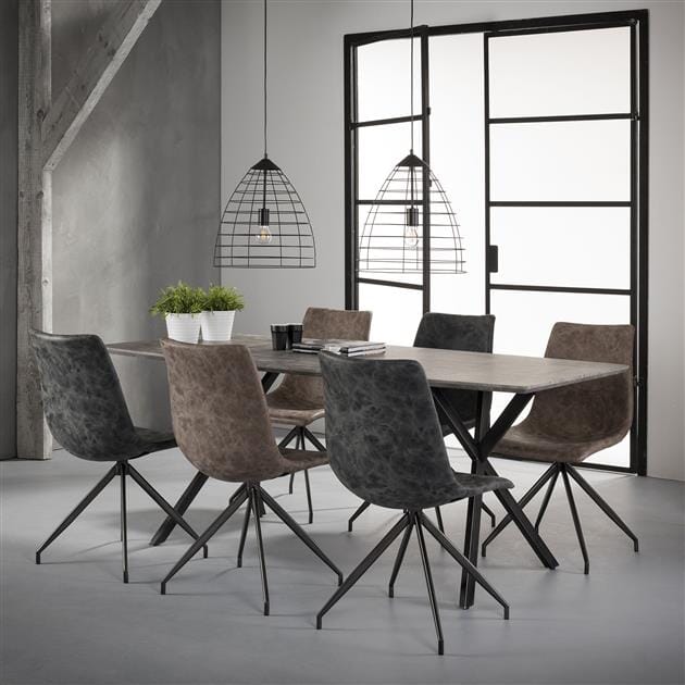 Design élégant de la Table à Manger Chêne avec chaises assorties.