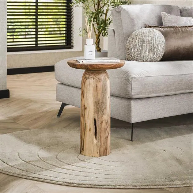Table d&#39;Appoint Acacia Massif XL