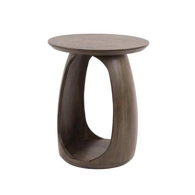 Table d&#39;Appoint Acacia S Fond Blanc