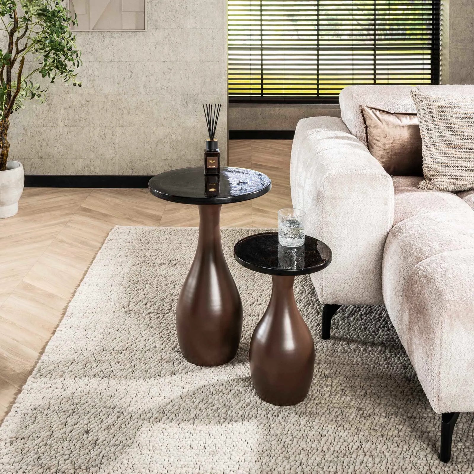 Table d'Appoint En Verre