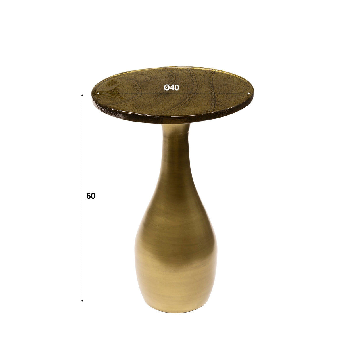 Table d&#39;Appoint En Verre M Dimensions