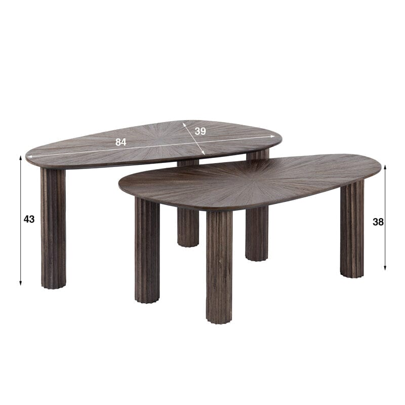 Table d&#39;Appoint Organique Dimensions