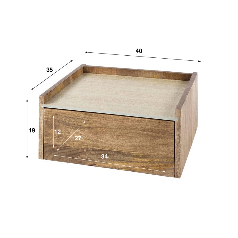 Table de Chevet Manguier Dimensions