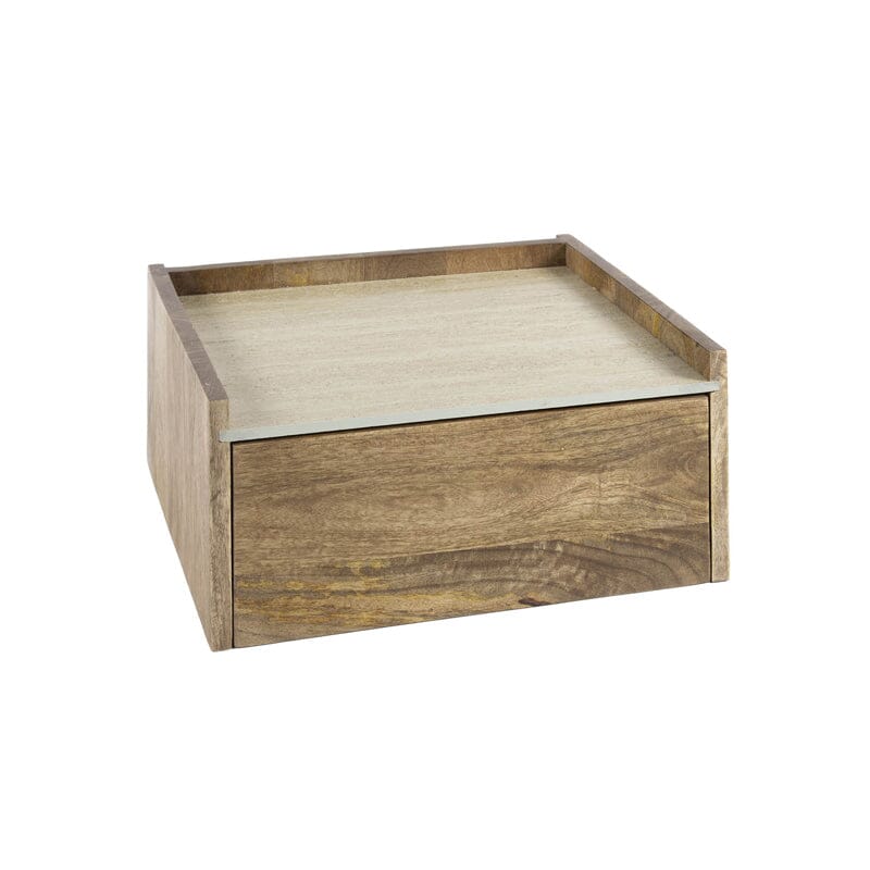 Table de Chevet Manguier Fond Blanc