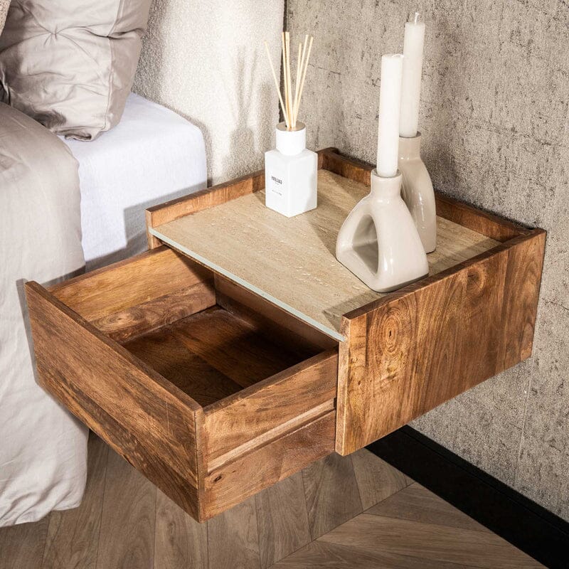 Table de Chevet Manguier Vue Coté