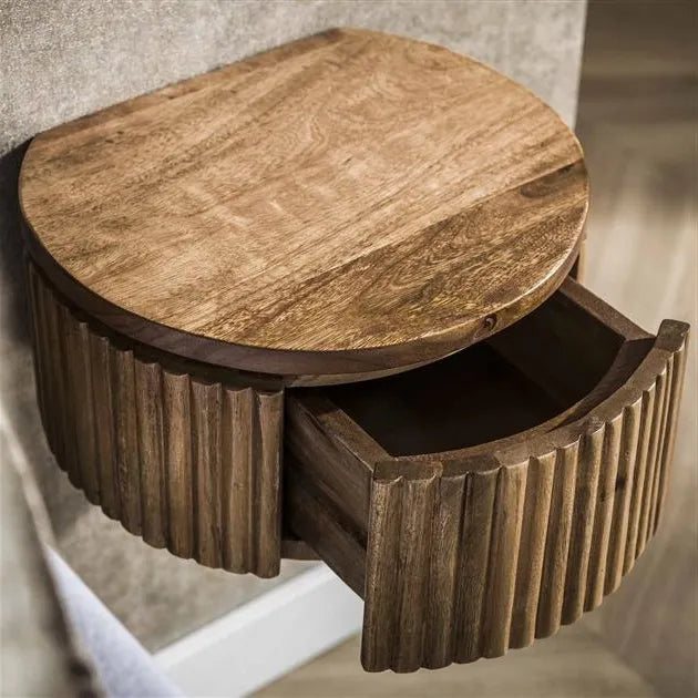 Table de Chevet Ronde Suspendu Details