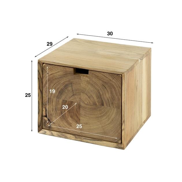 Table de Chevet Suspendue Tiroir Dimensions