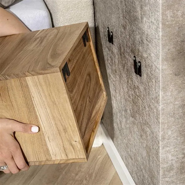 Table de Chevet Suspendue Tiroir Installation