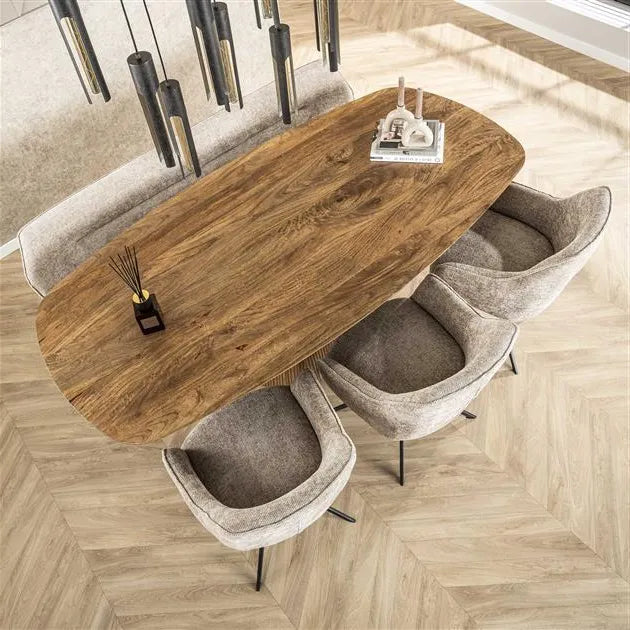 Table à manger 215cm Vue Dessus