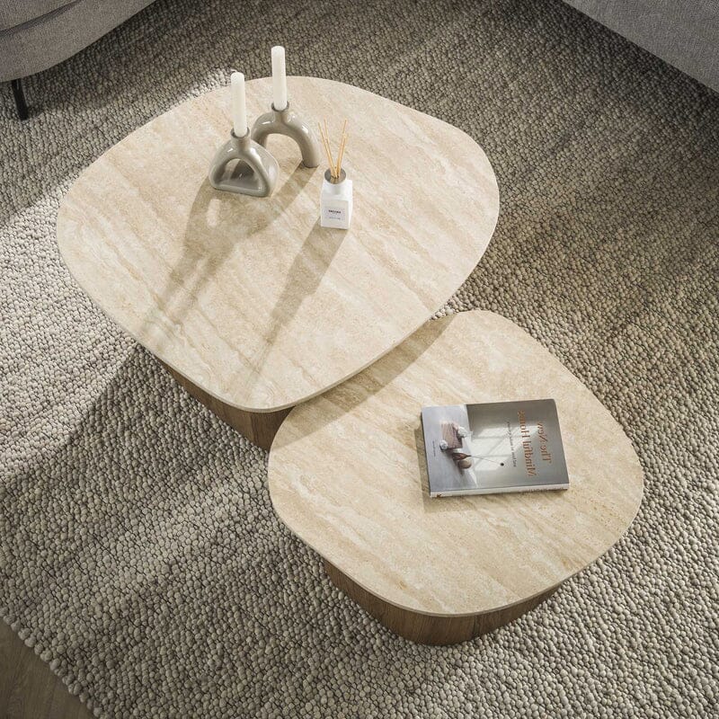 Table Basse Design Luxe Vue Dessus