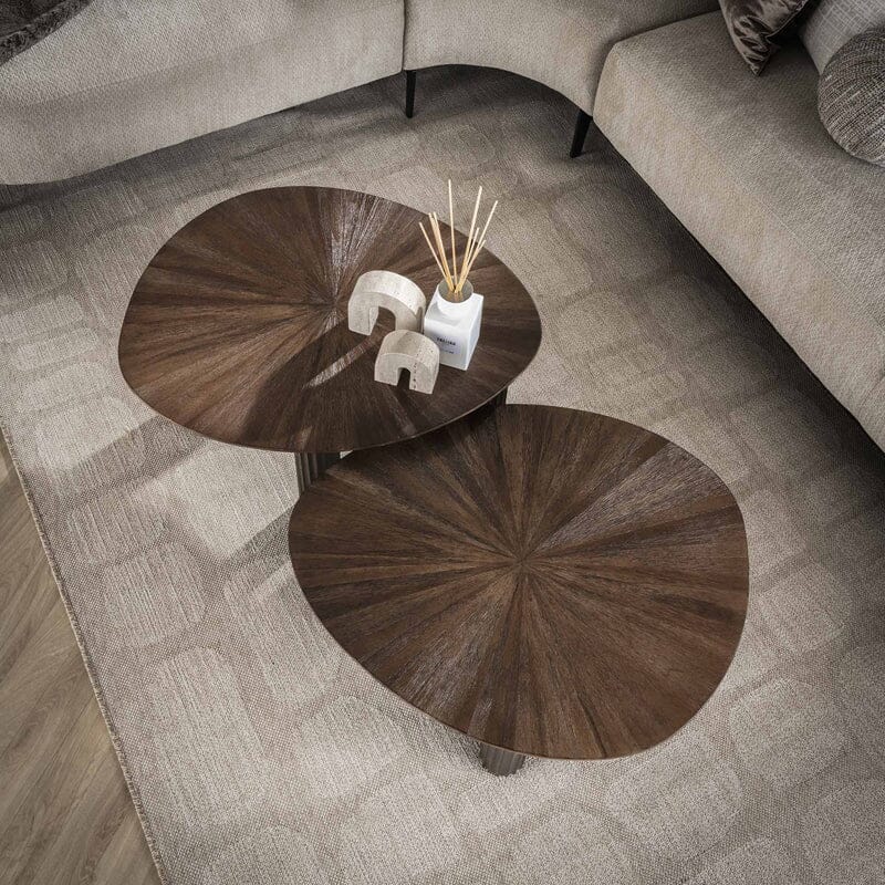 Tables d&#39;Appoint Bois Vue Dessus