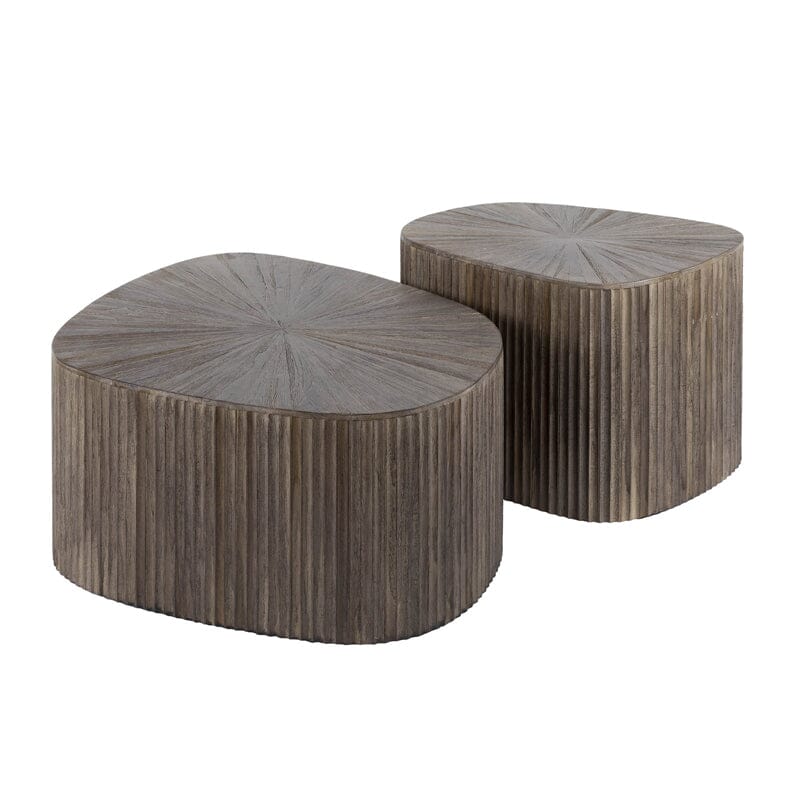 Tables de Salon en Bois Fond Blanc