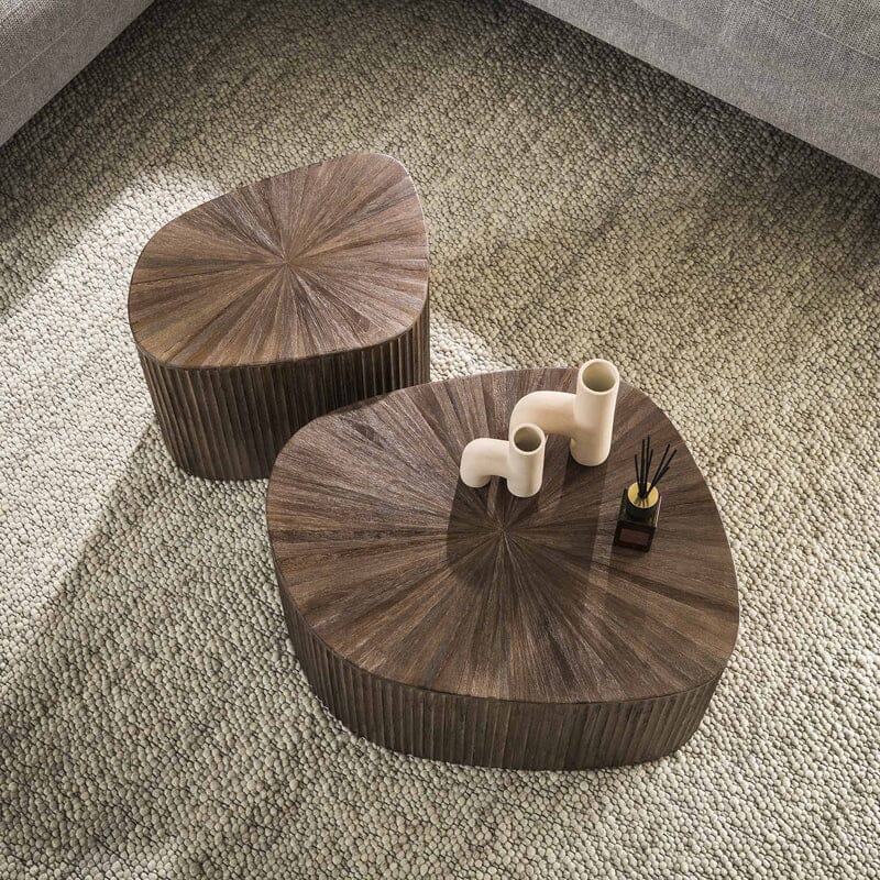 Tables de Salon en Bois Vue Dessus