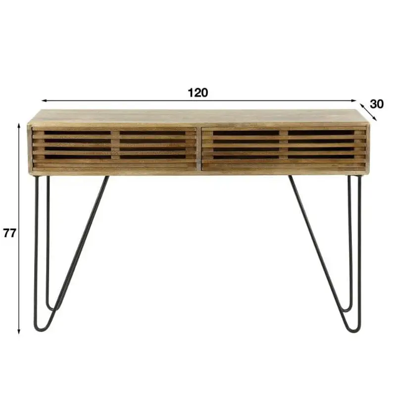 Coiffeuse Meuble 2 Tiroirs