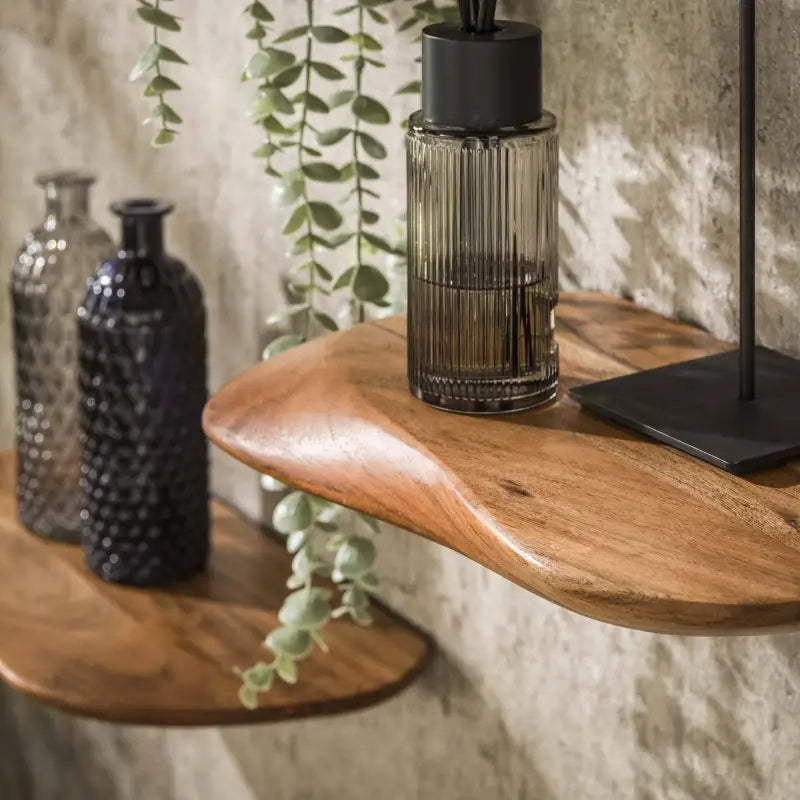 Etagere Murale En Bois Naturel