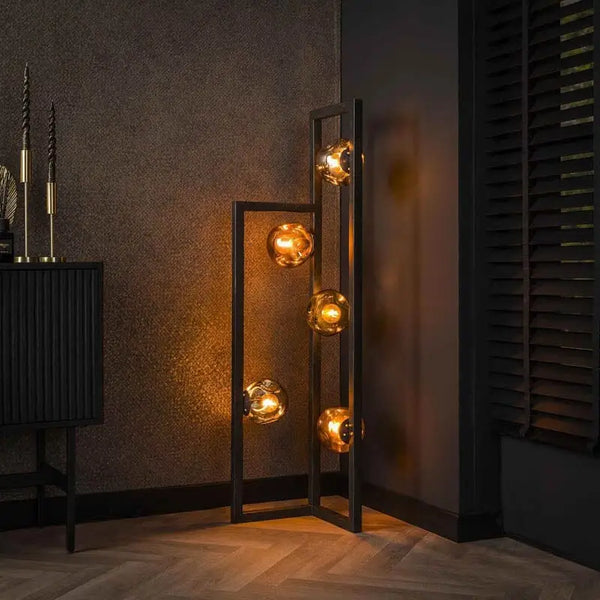 Grande Lampe Sur Pied Maritime Style Antique - 78cm - Cuivre - Neuve