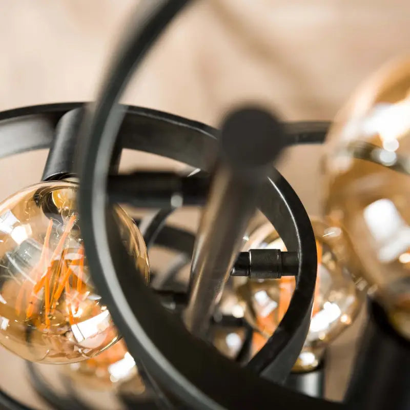 lampe salon sur pied detail