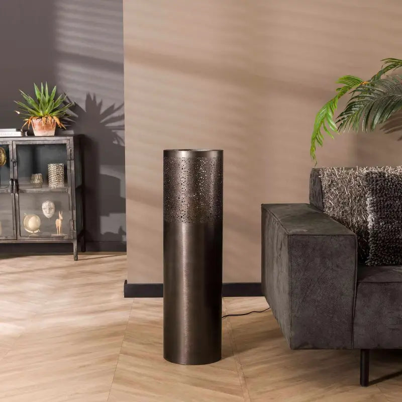 Lampadaire Noir Métal L&#39;Élégance 