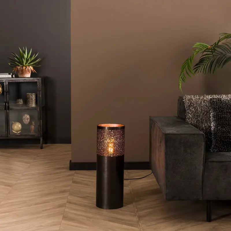 Lampadaire Oriental Noir Élégance Exotique pour votre Déco