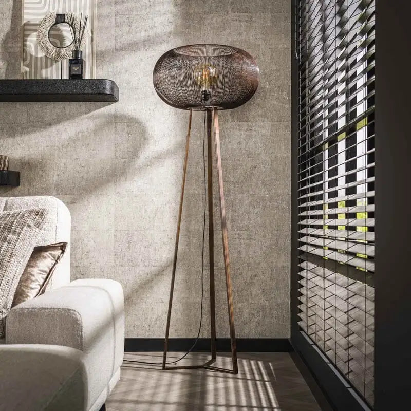 lampadaire retro details