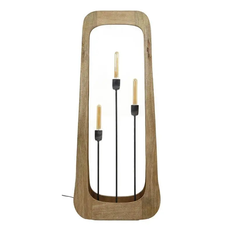 Lampadaire Salon Bois fond blanc