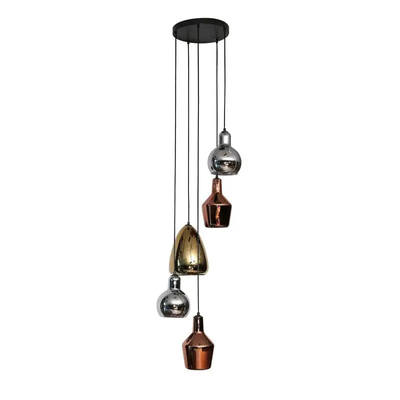 Lustre  5 Lampes Design effet