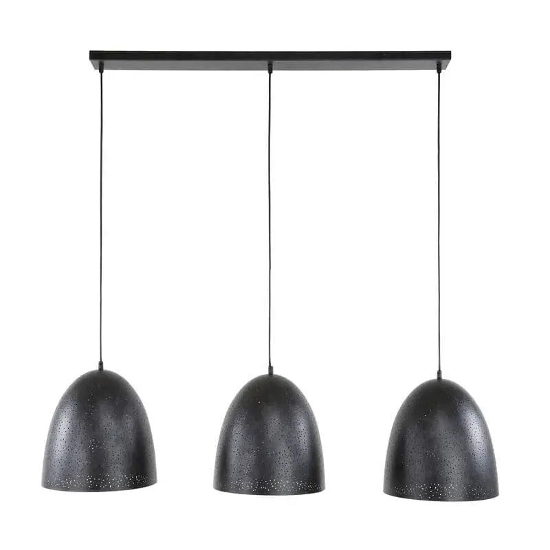 Réglage individuel des abat-jours en hauteur pour un éclairage personnalisé.