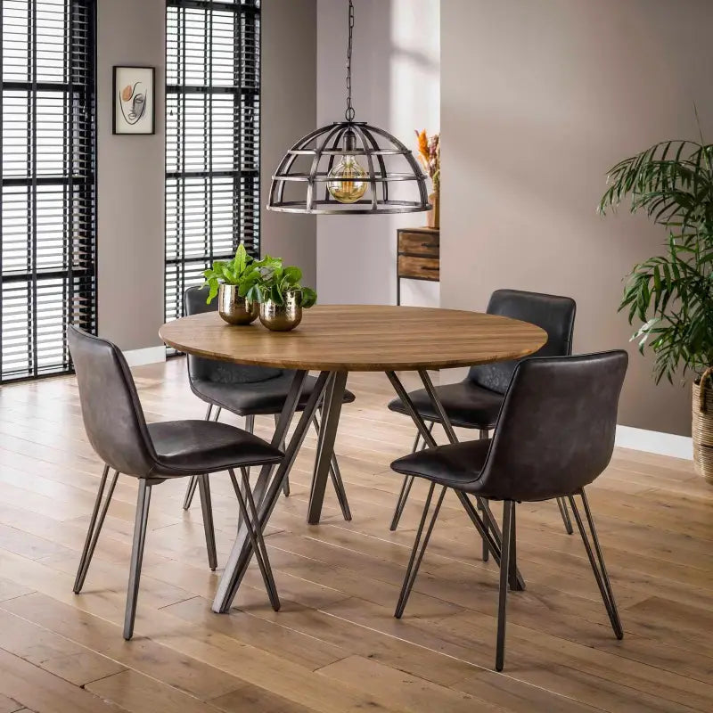 Suspension industrielle métal grillage large 50 cm lyadesign 
