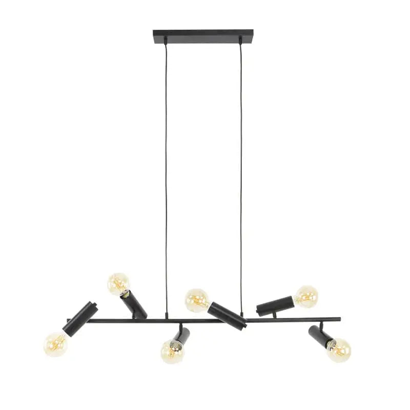 lustre metal 6 lampe