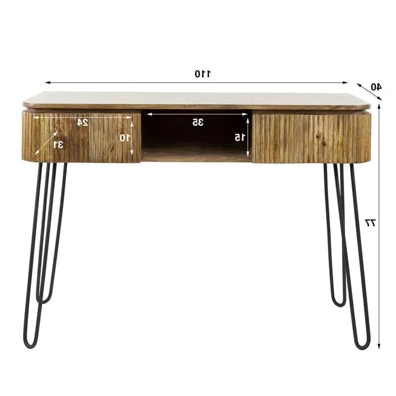 Meuble Coiffeuse en Manguier  Un Mélange de Style et de Fonctionnalité dimensions