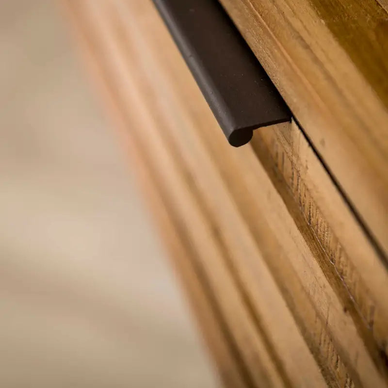 Meuble TV Industriel Bois De Teck Recyclé lyadesign 