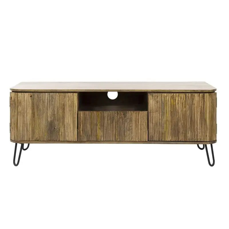 Meuble TV Contemporain fond blanc