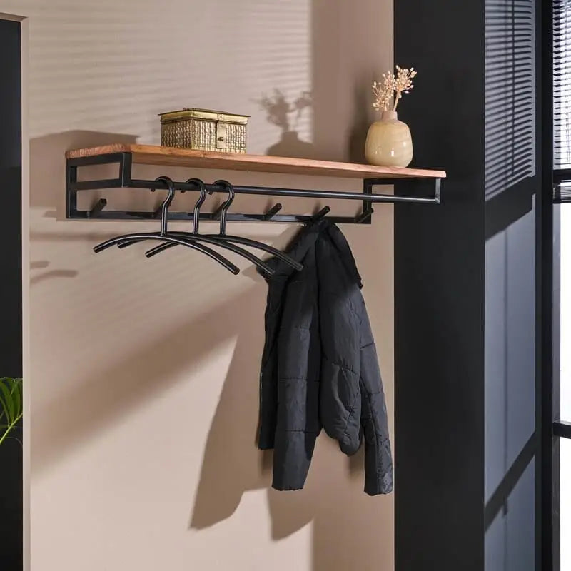 Porte-manteau Mural Etagère