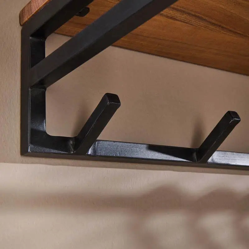 Porte-manteau Mural Etagère crochet