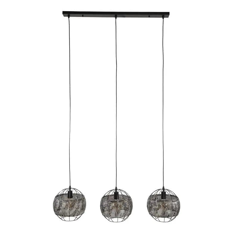 Un exemple inspirant de la suspension industrielle "Armor" ajoutant une touche de style à un salon moderne.