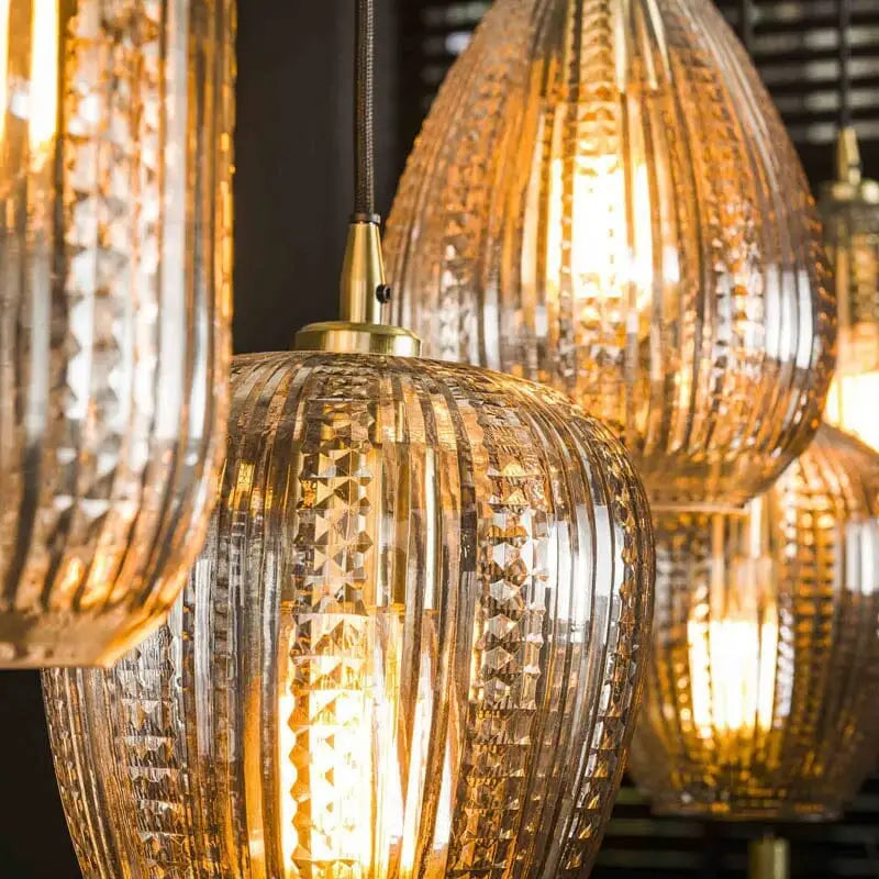 Les details de Suspension Luminaire En Verre 