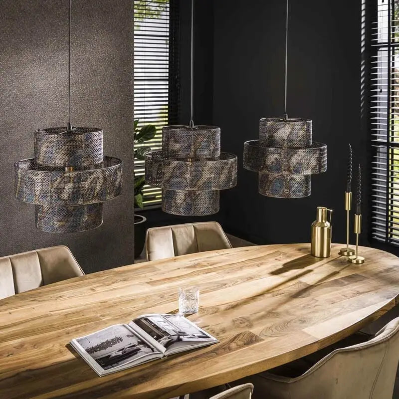 Créez une ambiance magique dans votre espace avec notre Suspension Luminaire Industriel 3L.