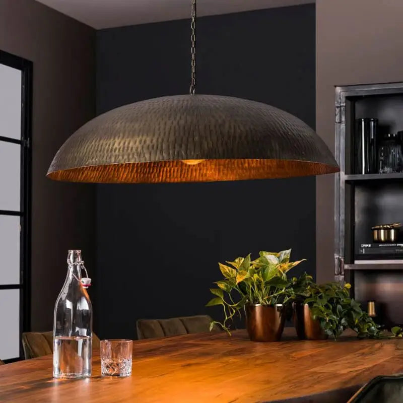 Suspension Metal Doré