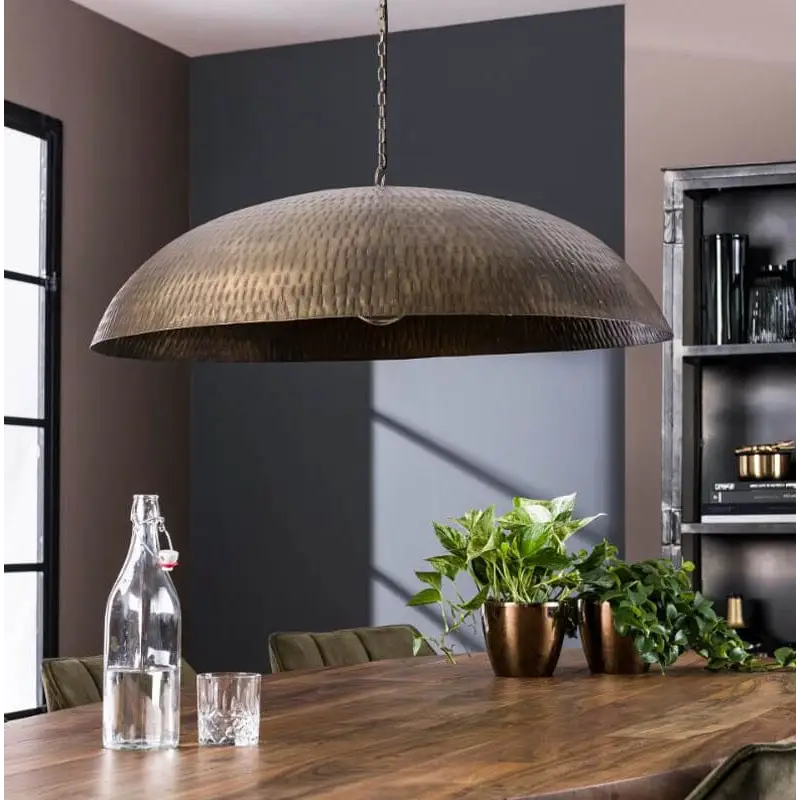 Suspension Metal Doré