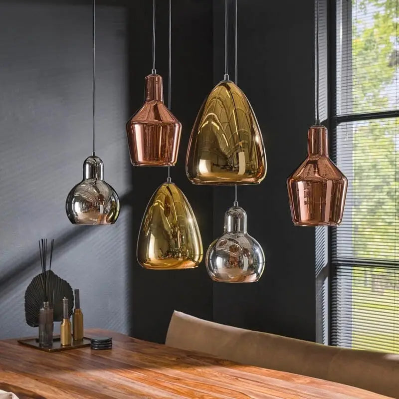 Suspension en Verre Coloré