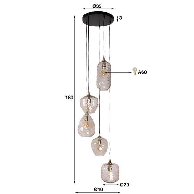 Suspension luminaire salon dimensions