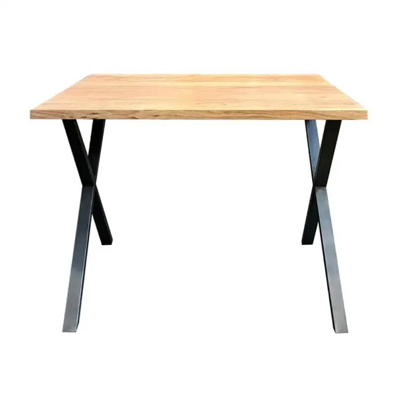 table bar industrielle fond blanc