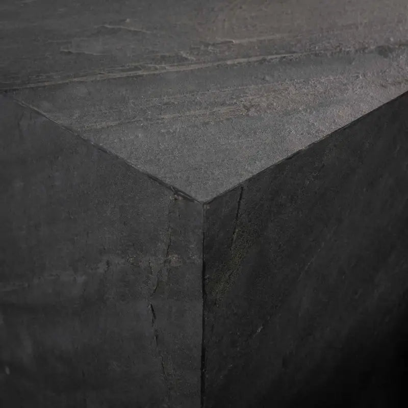 Table Basse Noire tBois dessus