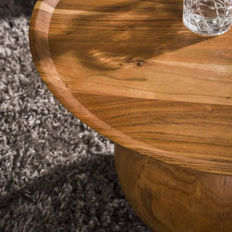 Table Appoint Bois Naturel