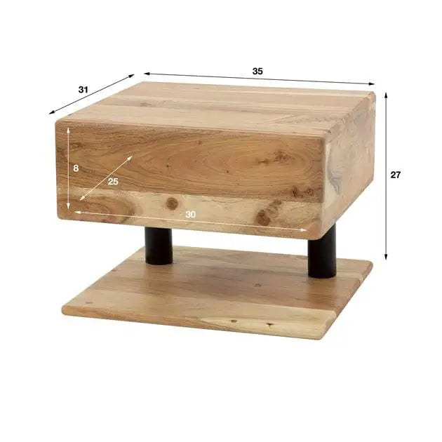 Table De Chevet Etagere dimensions
