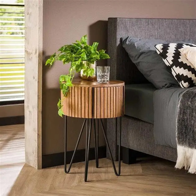 Table De Chevet Ronde