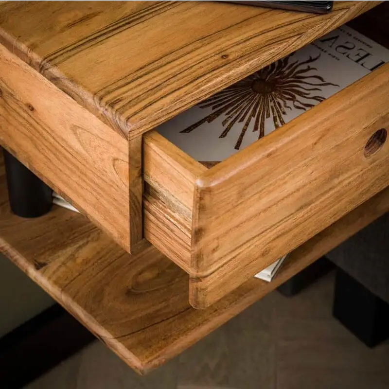 Table de chevet suspendue Acacia