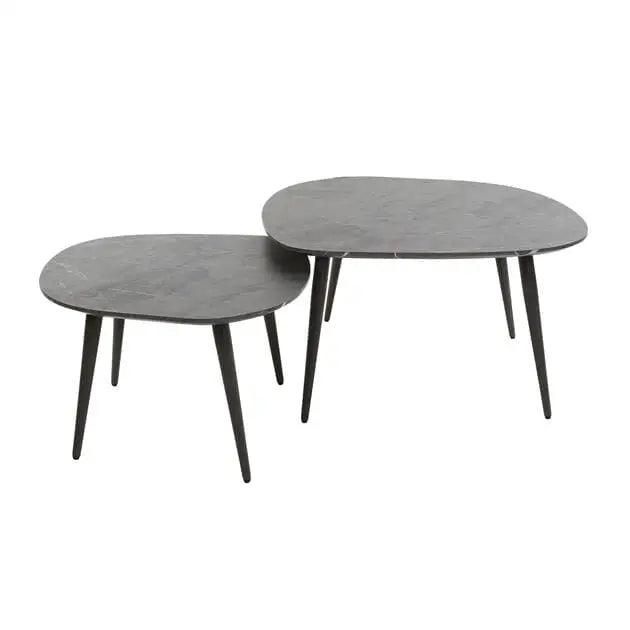 Détail du matériau mélamine sur la Table Gigogne Design Scandinave