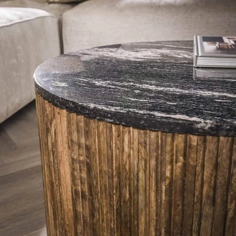 Set de tables basses half moon midnight - Design contemporain